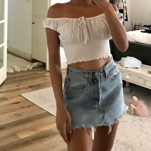 Levi’s mini skirt